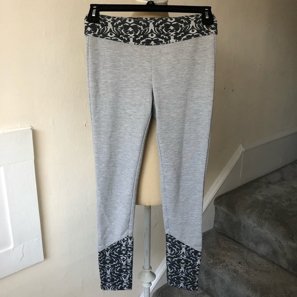 Anthropologie Pure + Good Jacquard Trimmed Legging - Picture 5 of 9